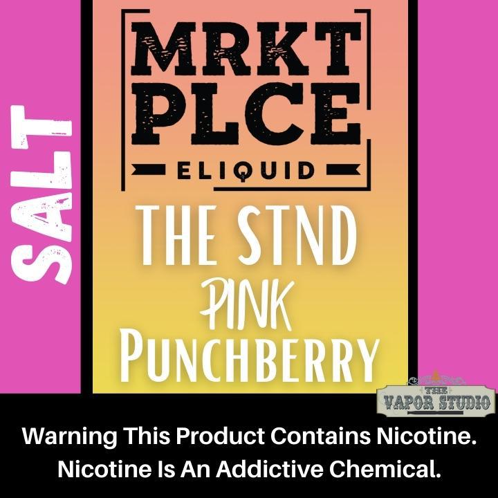 MRKT PLCE (Market Place) THE STND - Pink Punchberry - 30ml Salt Nicoti The Vapor Studio Austin Texas MRKT PLCE (Market Place) THE STND - Pink Punchberry - 30ml Salt Nicoti The Vapor Studio Austin Texas