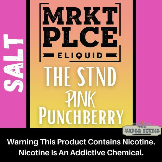 MRKT PLCE (Market Place) THE STND - Pink Punchberry - 30ml Salt Nicotine
