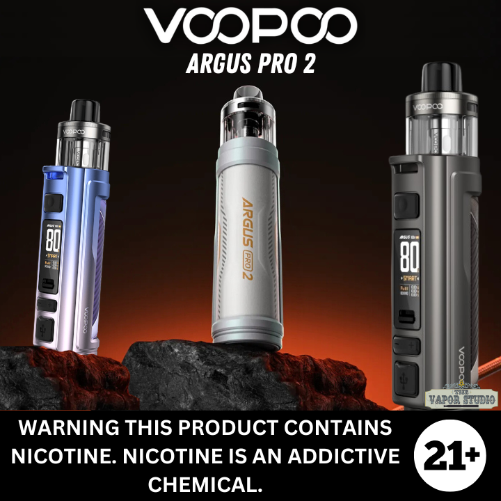 Voopoo Argus Pro 2 80w Adjustable Internal Battery Vaporizer Kit The Vapor Studio Austin Texas Voopoo Argus Pro 2 80w Adjustable Internal Battery Vaporizer Kit The Vapor Studio Austin Texas