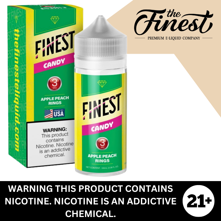 Apple Peach Rings by The Finest Premium E-Liquid 100ml