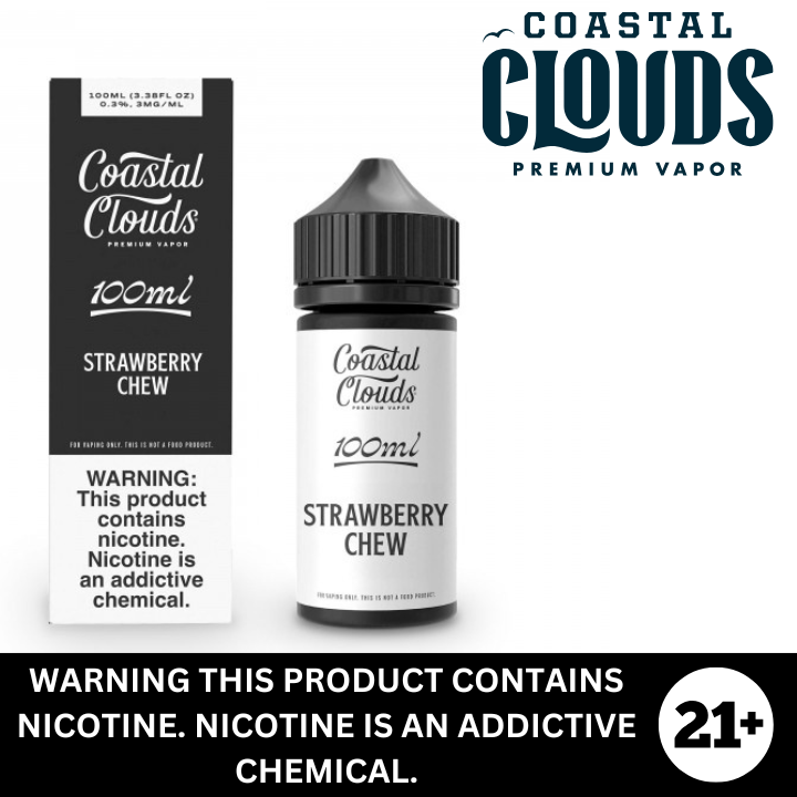 Strawberry Chew by Coastal Clouds Premium E-Liquid 100ml