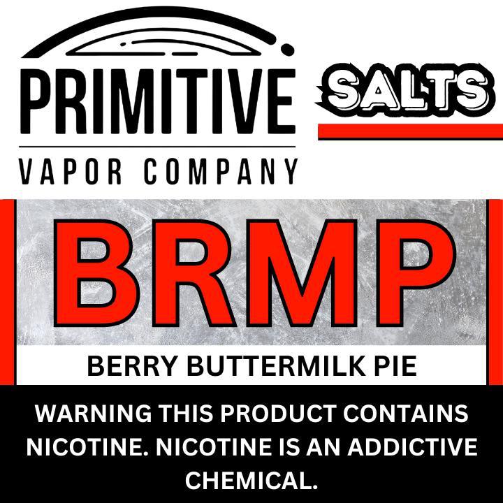 Primitive Berry Milk Pie (BRMP) Premium Salt Nicotine 30ML