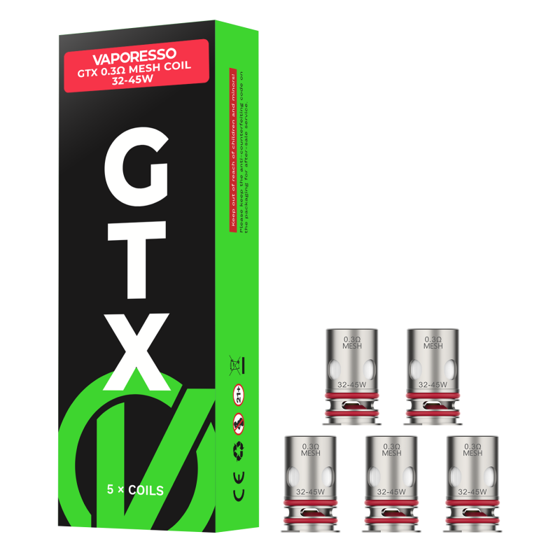 Vaporesso GTX Mesh Replacement Coils