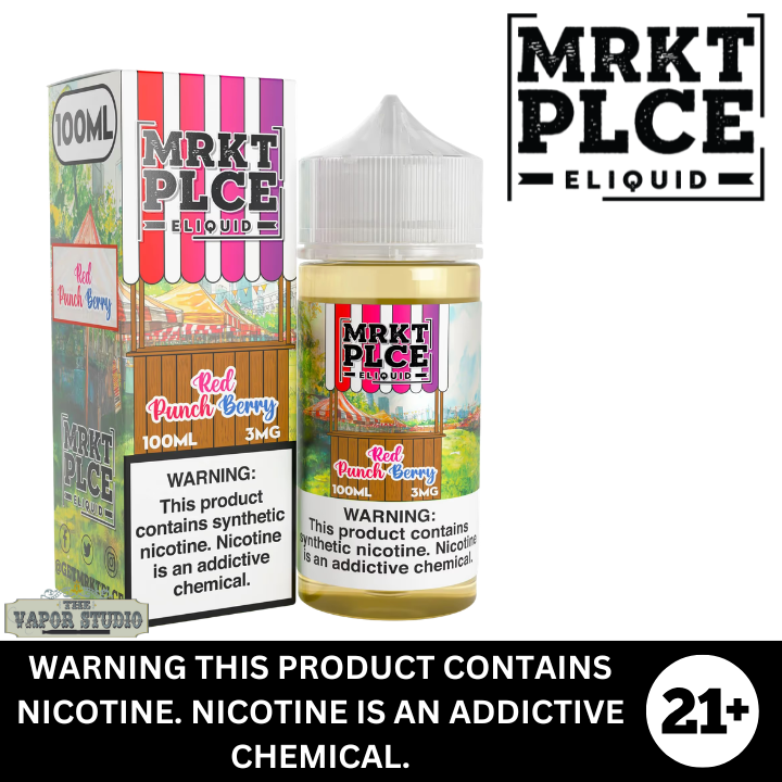 Red Punch Berry by MRKT PLCE Premium Nicotine E-Liquid 100ml