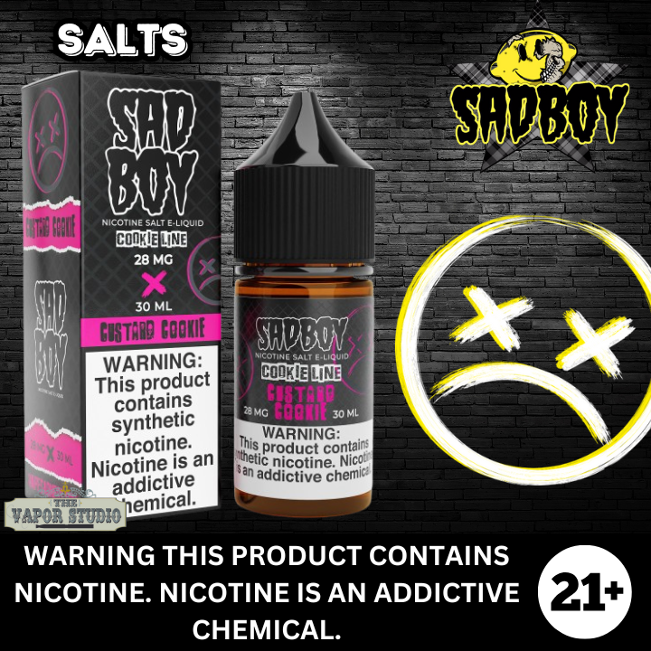 Custard Cookie by SADBOY Salt Nicotine E-Liquid 30ml