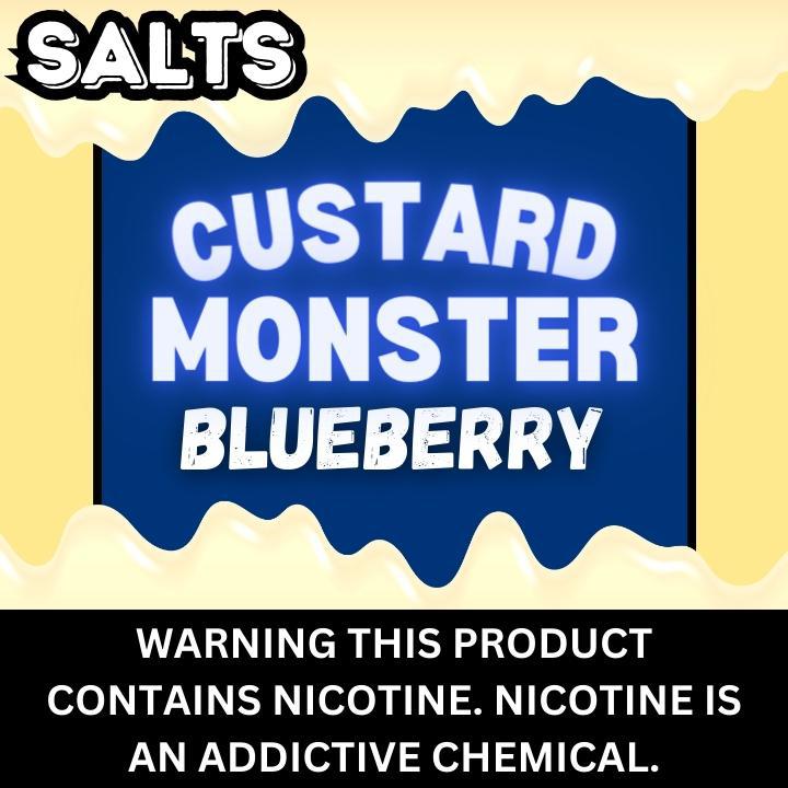 Blueberry Vanilla Swirl Custard by Monster Labs - Salt Nicotine E-liquid 30ml