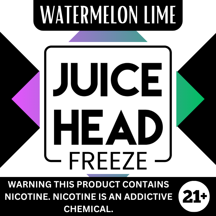 Watermelon Lime FREEZE by Juice Head Premium E-Liquid 100ml