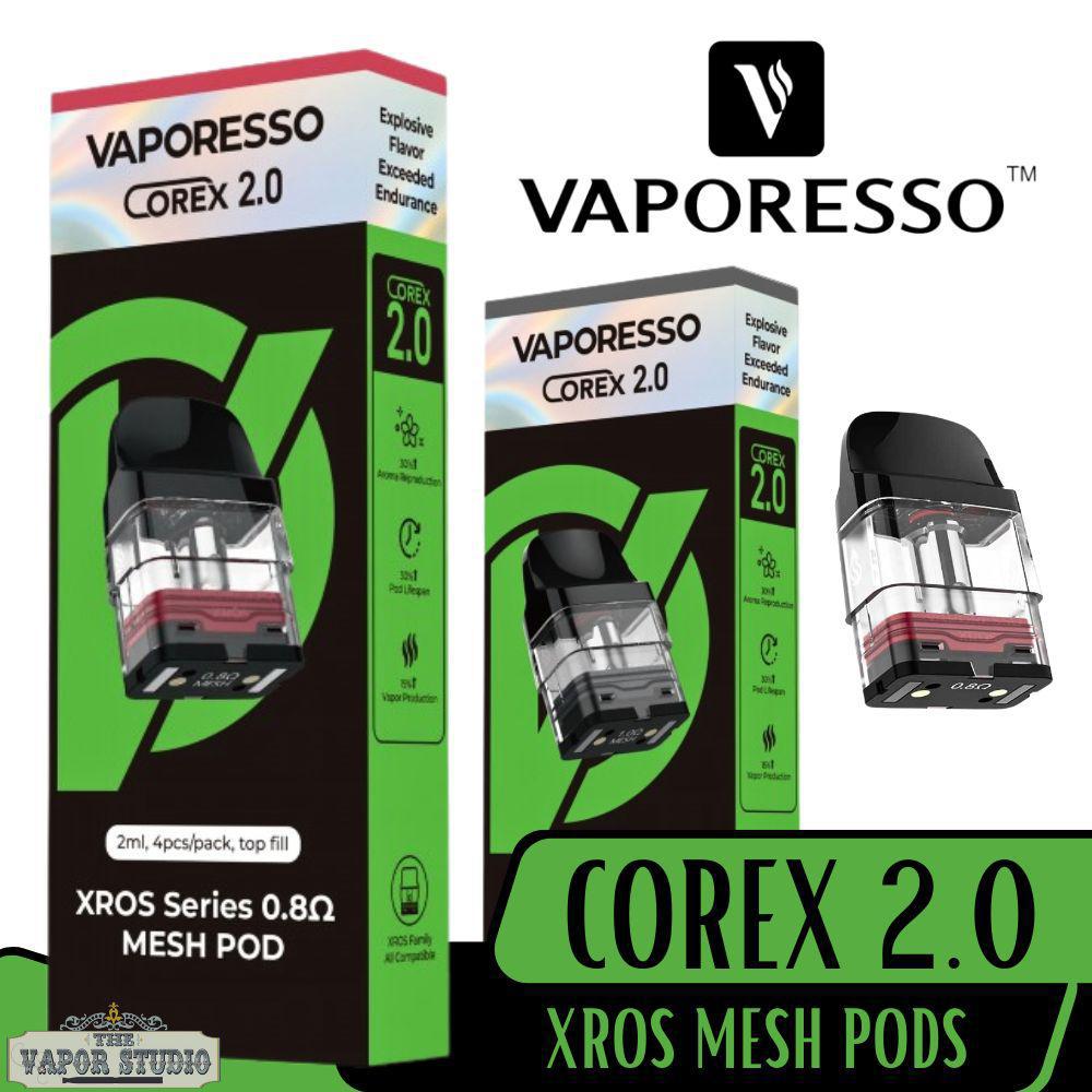 Vaporesso Xros Mesh Corex 2.0 Pods *NEW* The Vapor Studio Austin Texas Vaporesso Xros Mesh Corex 2.0 Pods *NEW* The Vapor Studio Austin Texas