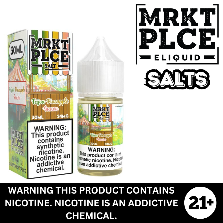 Feijoa Pineapple Guava by MRKT PLCE Premium Salt Nicotine 30ml