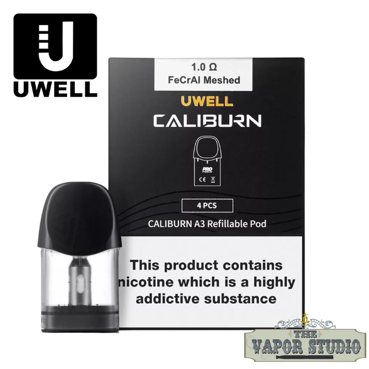 Uwell Caliburn A3 Refillable Pods The Vapor Studio Austin Texas Uwell Caliburn A3 Refillable Pods The Vapor Studio Austin Texas