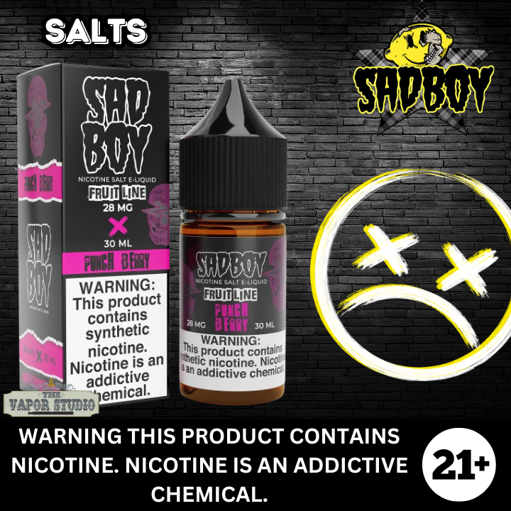 Punch Berry by SADBOY Salt Nicotine E-Liquid 30ml