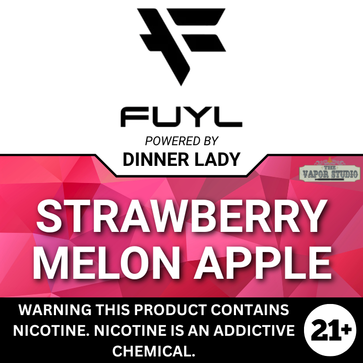 FUYL x Dinner Lady Strawberry Melon Apple Premium E-Liquid 100ML