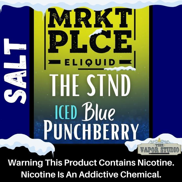 MRKT PLCE (Market Place) THE STND - ICED Blue Punchberry - 30ml Salt Nicotine