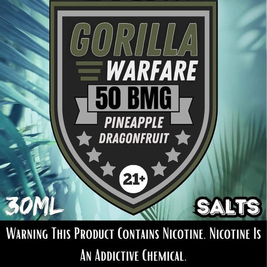 Gorilla Warfare .50 BMG Salt Nicotine 30ml