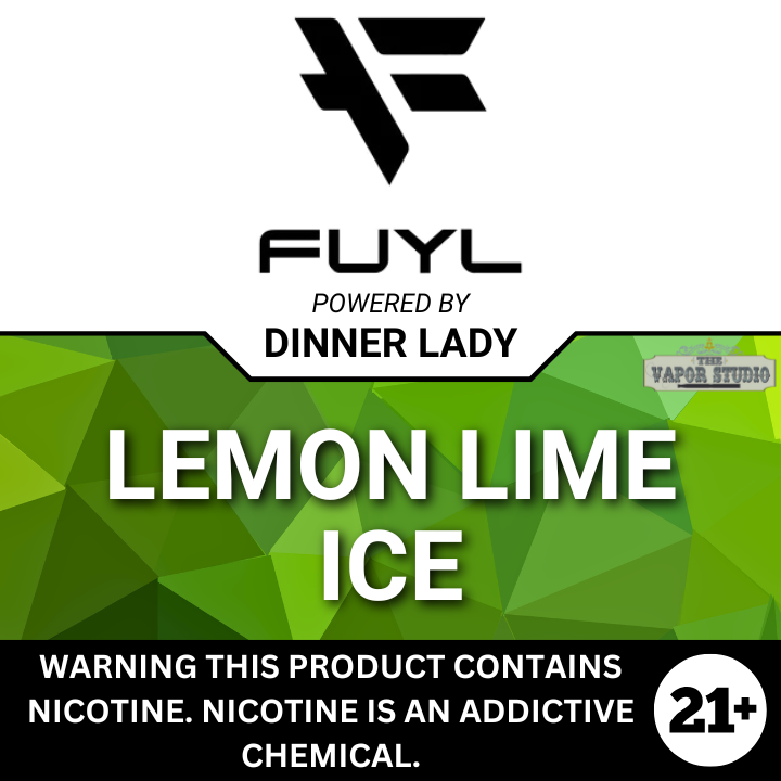 FUYL x Dinner Lady Lemon Lime Ice Premium E-Liquid 100ML