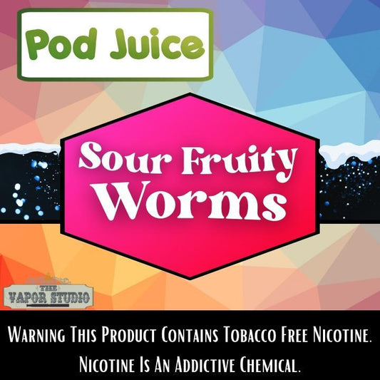 Sour Fruity Worms by POD JUICE - E-Liquid 100ml