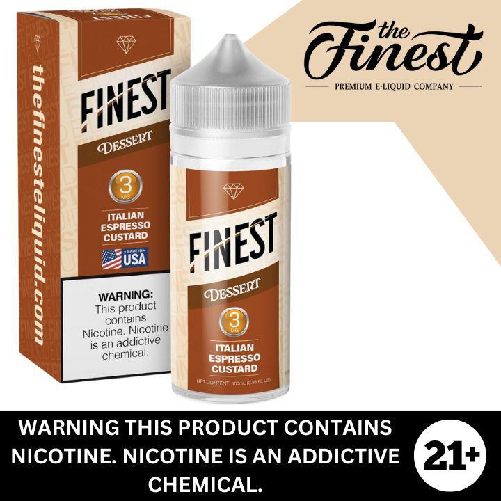 Italian Espresso Custard by The Finest Premium E-Liquid 100ml