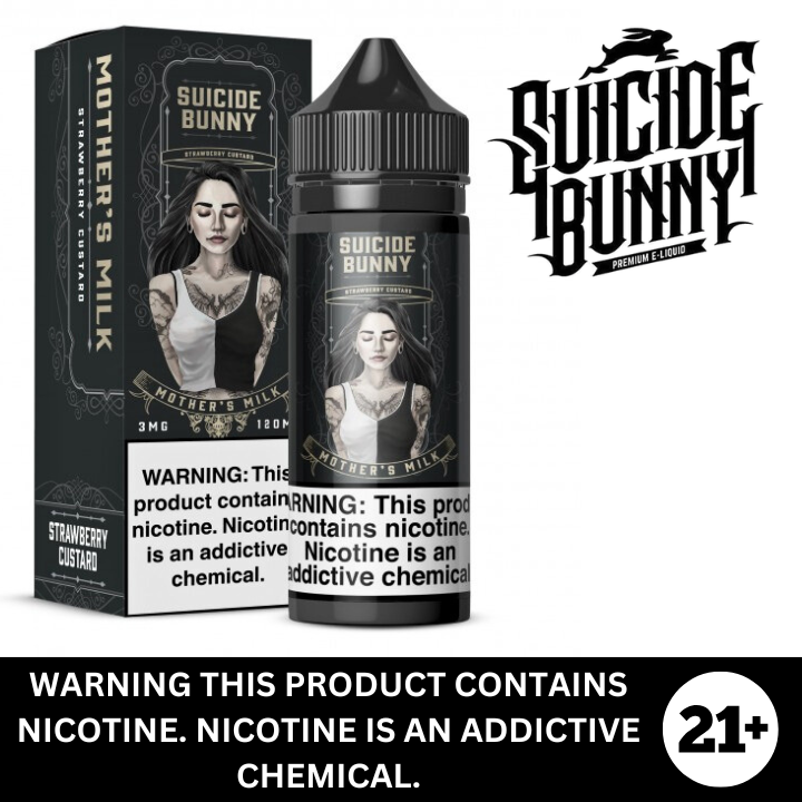 Mother's Milk by Suicide Bunny Premium Salt Nicotine E-Liquid 120ml
