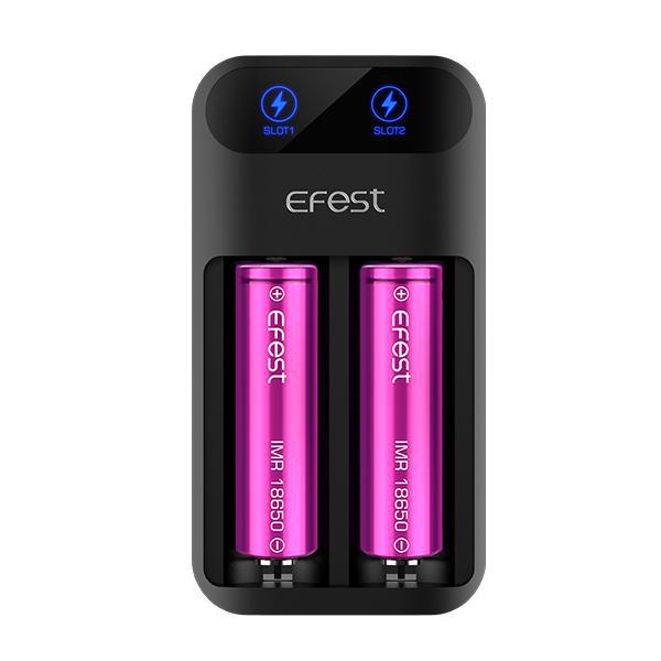 EFEST Lush Q2 18650, 21700 Battery Charger 2-Bay