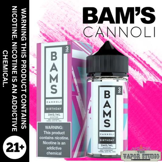 BAMS CANNOLI Birthday Cannoli Premium E-Liquid 100ML