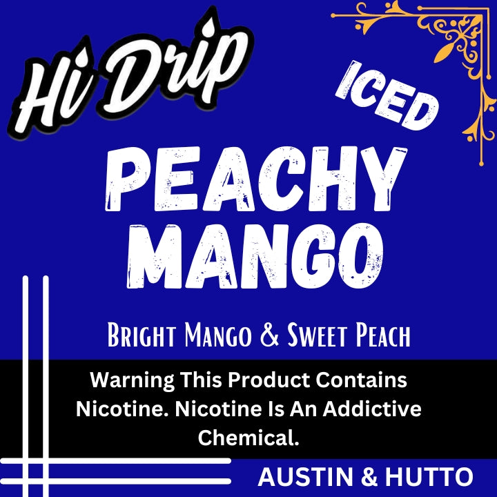 Hi-Drip Peachy Mango ICED Premium E-Liquid 100ML