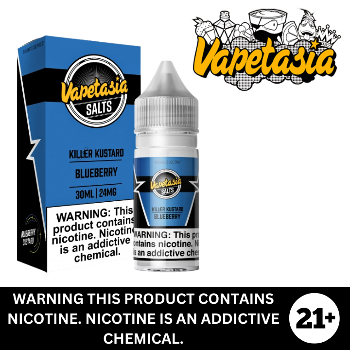 Blueberry Custard by Vapetasia Killer Kustard Salt Nicotine E-Liquid 30ml