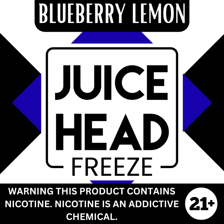 Blueberry Lemon Freeze by Juice Head Premium E-Liquid 100ml The Vapor Studio Austin Texas Blueberry Lemon Freeze by Juice Head Premium E-Liquid 100ml The Vapor Studio Austin Texas