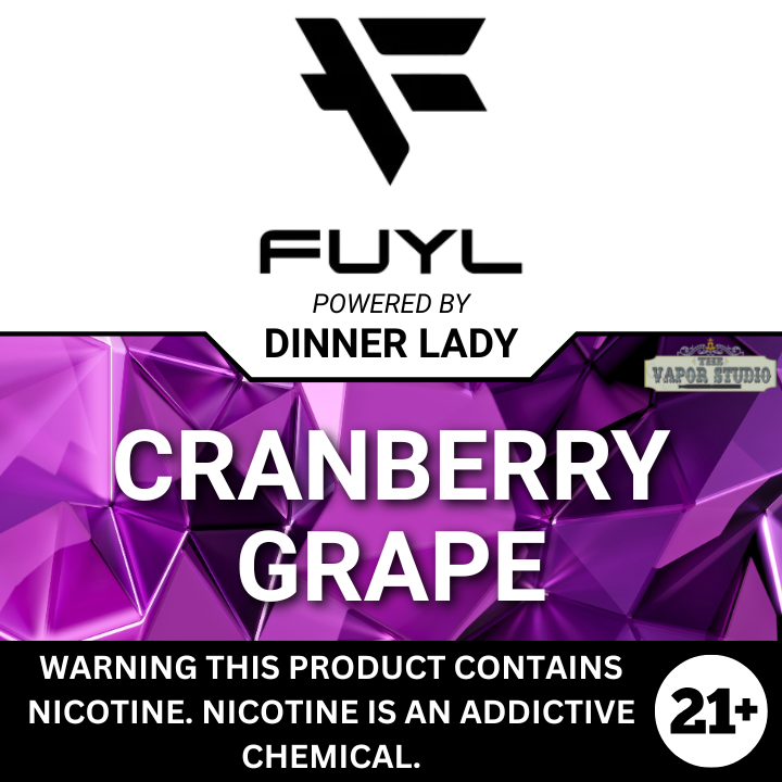 FUYL x Dinner Lady Cranberry Grape Premium E-Liquid 100ML