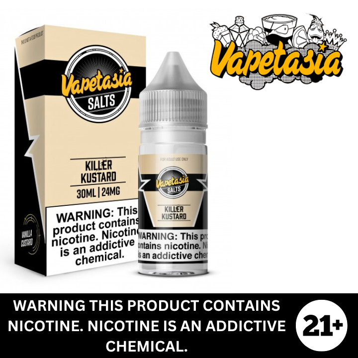 Vanilla Custard by Vapetasia Killer Kustard Salt Nicotine E-Liquid 30ml