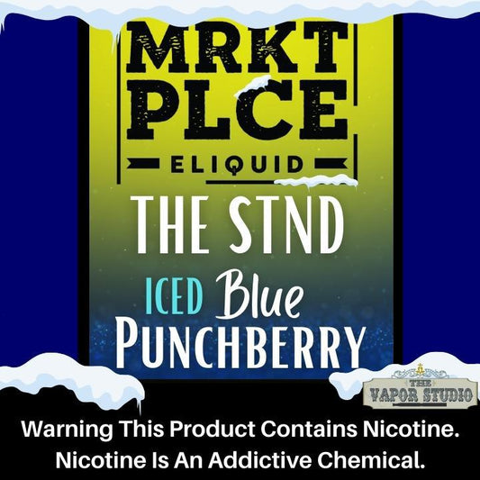 MRKT PLCE (Market Place) ICED Blue PunchBerry Premium E-Liquid 100ML