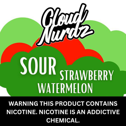 Sour Watermelon Strawberry by Cloud Nurdz - E-Liquid 100ML
