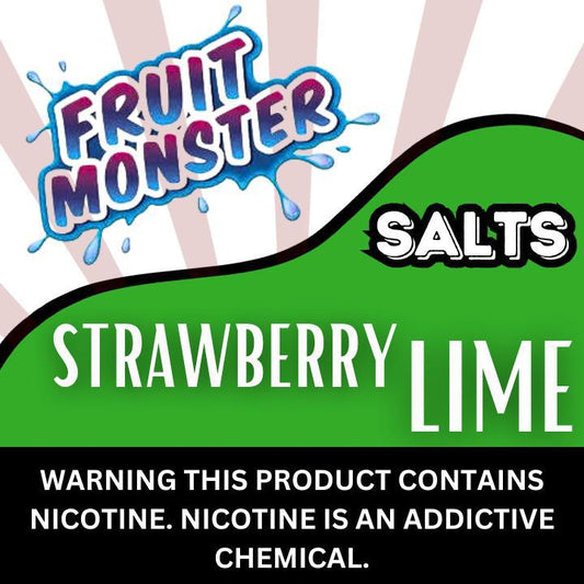 Fruit Monster Strawberry Lime Salt Nicotine E-Liquid 30ML