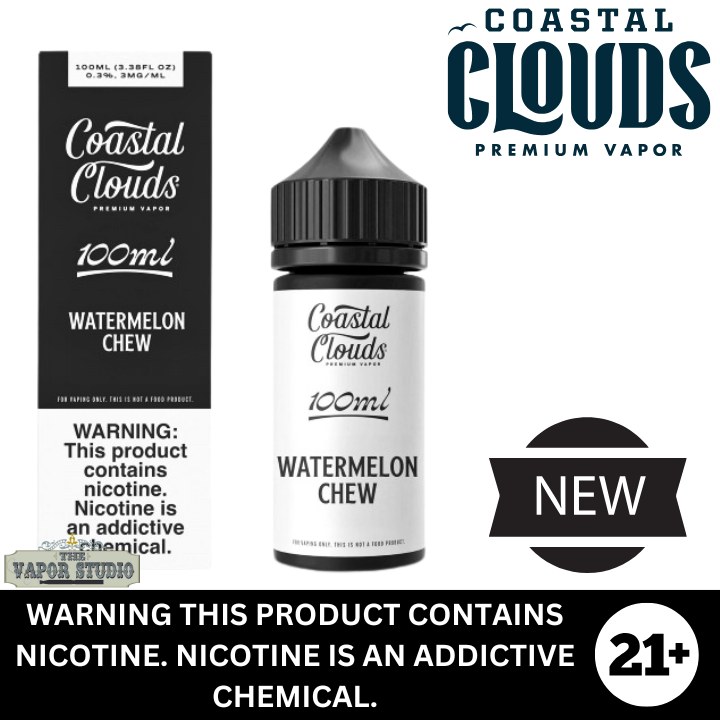 Watermelon Chew by Coastal Clouds Premium E-Liquid 100ml