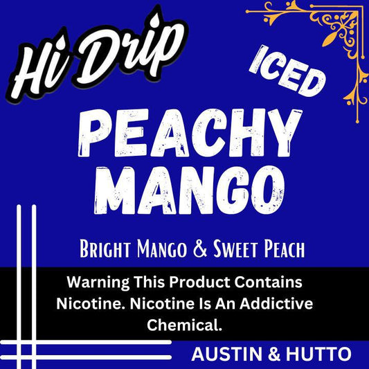 Hi-Drip Peachy Mango ICED Premium E-Liquid 100ML