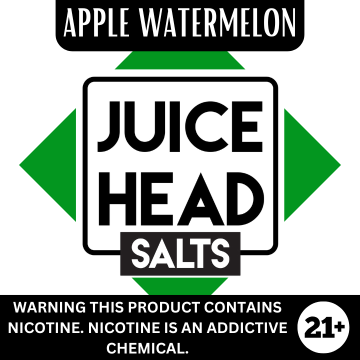 Apple Watermelon by Juice Head Premium Salt Nicotine 30ml The Vapor Studio Austin Texas Apple Watermelon by Juice Head Premium Salt Nicotine 30ml The Vapor Studio Austin Texas
