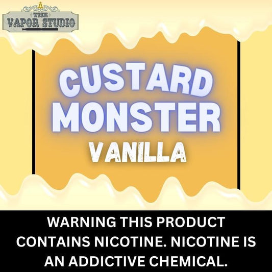 Vanilla Custard by Monster Labs Nicotine E-liquid 100ml