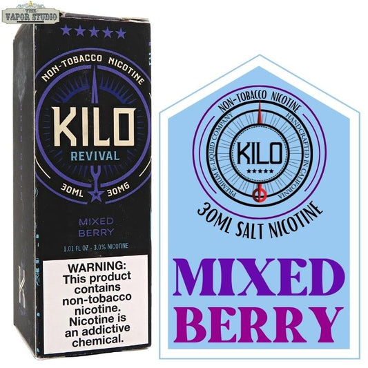 Kilo Revival Mixed Berry Premium Salt Nicotine E-Liquid 30ML