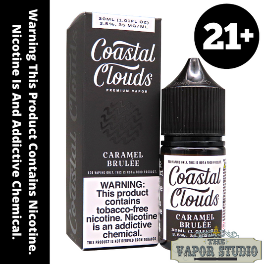 Caramel Brulee by Coastal Clouds - Salt Nicotine E-liquid 30ml