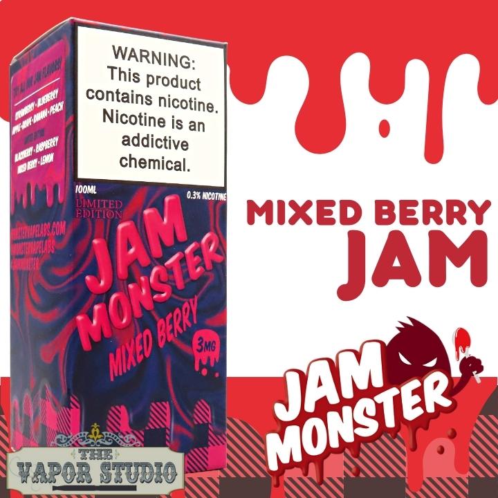 Jam Monster Mixed Berry Jam Premium E-Liquid 100ML