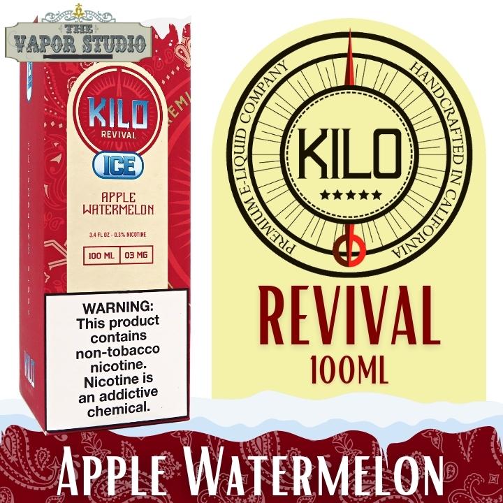 Kilo Revival Apple Watermelon ICE Premium E-Liquid 100ML
