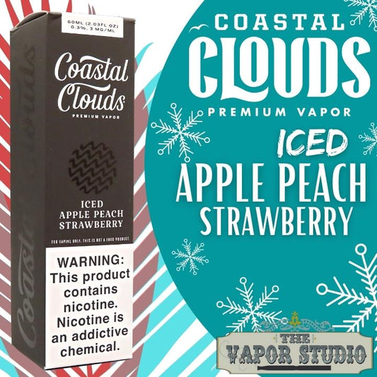 ICED Apple Peach Strawberry by Coastal Clouds Premium E-Liquid 60ML