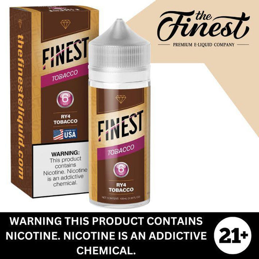 liquid rasa tobacco Finest E-Liquid - RY4 - 100mL it includes notes of violet Tobacco - Pod Juice x