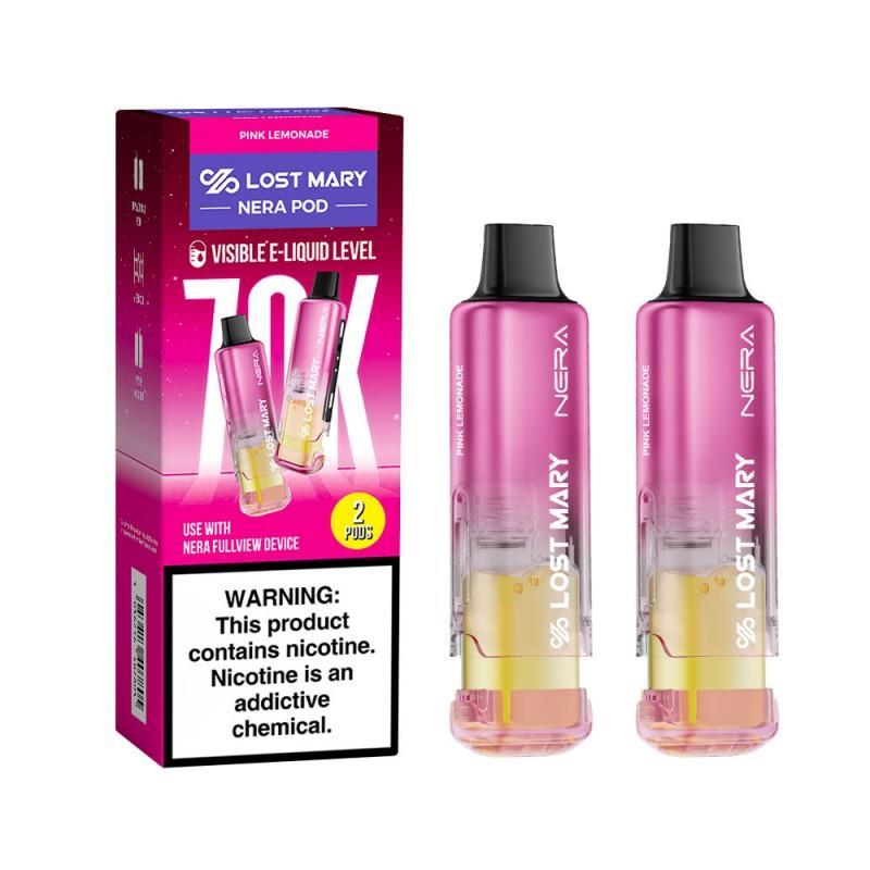 Lost Mary Nera Fullview 70K Disposable 5% Nicotine Refillable Replacement PODS Only