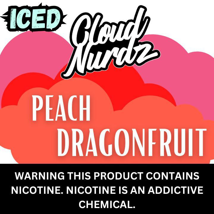 Iced Peach Dragonfruit by Cloud Nurdz - E-Liquid 100ML