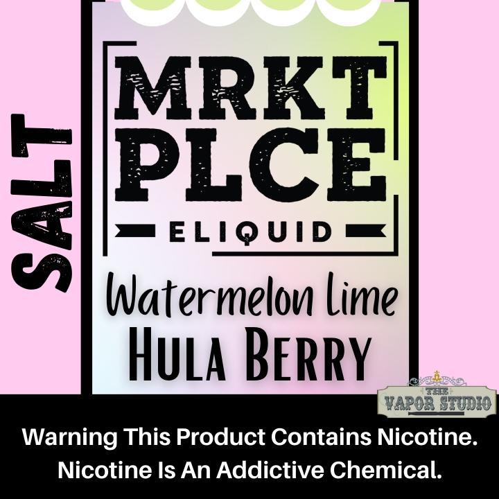 MRKT PLCE (Market Place) Watermelon Hulaberry Lime Premium Salt Nicotine 30ML