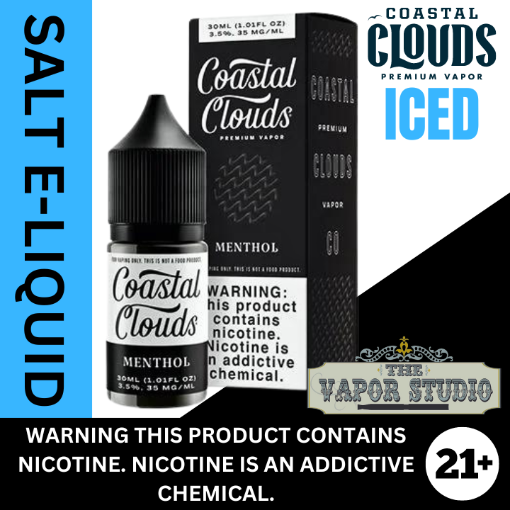 ICED Menthol by Coastal Clouds Premium Salt Nicotine 30ML