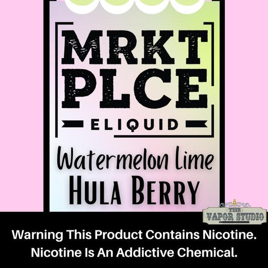 MRKT PLCE (Market Place) Watermelon Hulaberry Lime Premium E-Liquid 100ML
