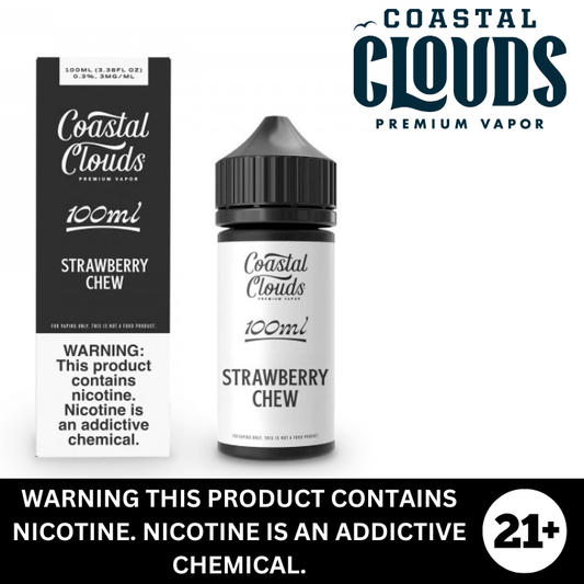 Strawberry Chew by Coastal Clouds Premium E-Liquid 100ml