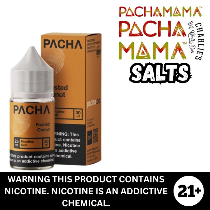 Frosted Cronut By Pacha Mama Salt Nicotine E-Liquid 30ml