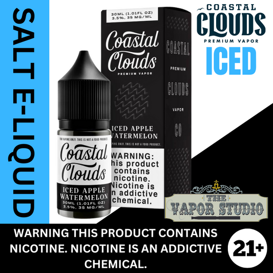 ICED Apple Watermelon by Coastal Clouds Premium Salt Nicotine 30ML